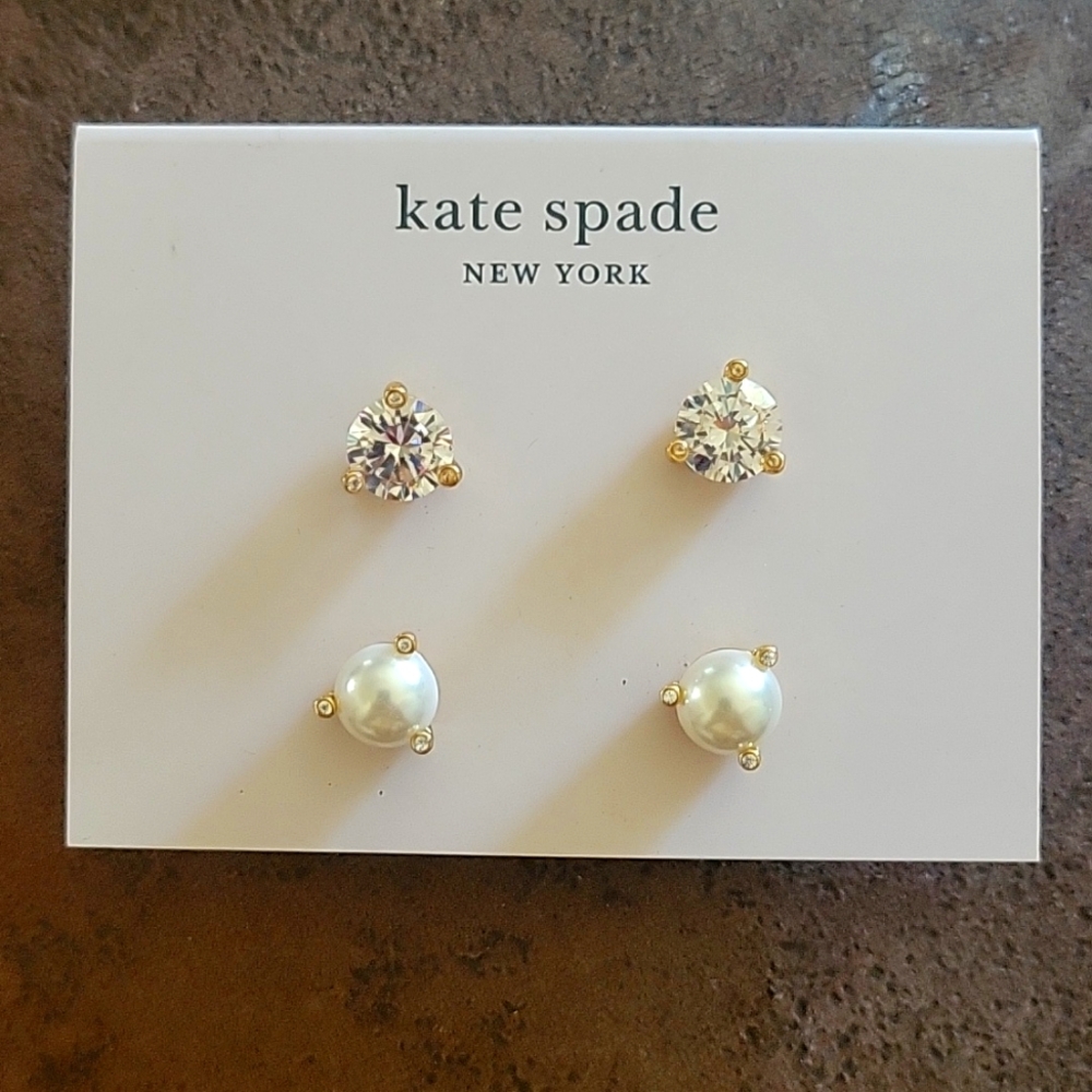 Kate Spade Rise and Shine earring collection. Post earrings. NWT